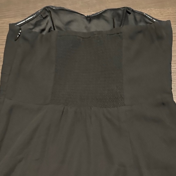Express Black Silk Sweetheart Strapless Dress in Size 2 (Like New!) - Picture 9 of 10